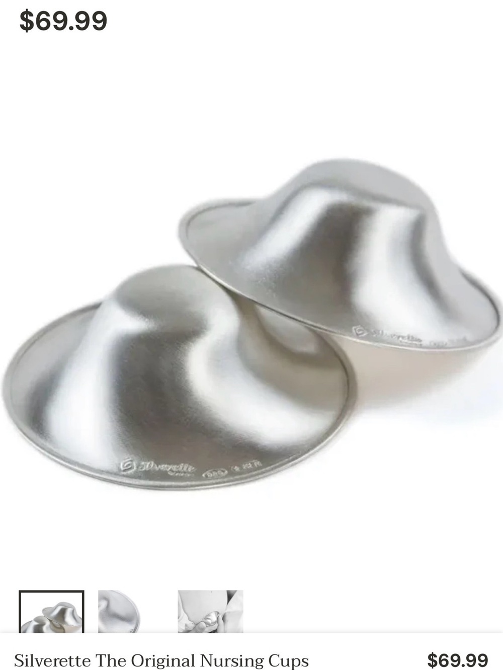 Silverettes Nursing Cups